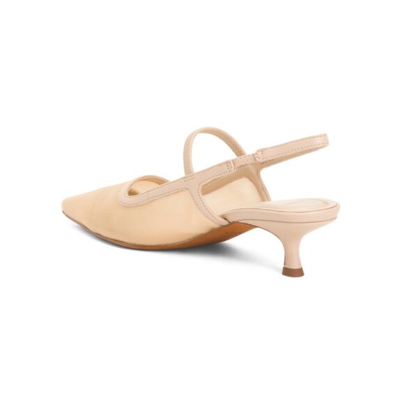 VINCE sand Venice Slingback Kitten Heels - Picture 2 of 2